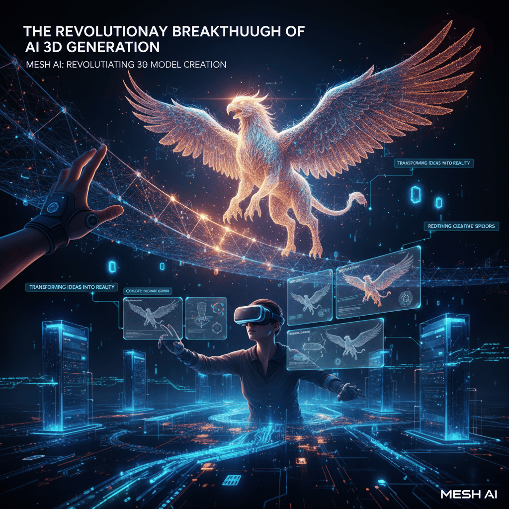 The AI 3D Generation Revolution: How Meshivo 3D is Transforming the Creative Industry
