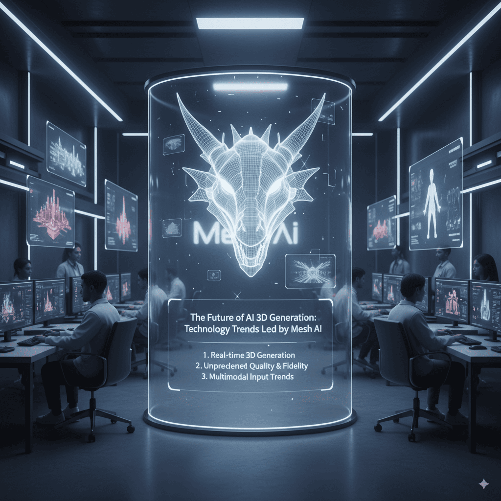 The Future of AI 3D Generation: Technology Trends Led by Meshivo 3D