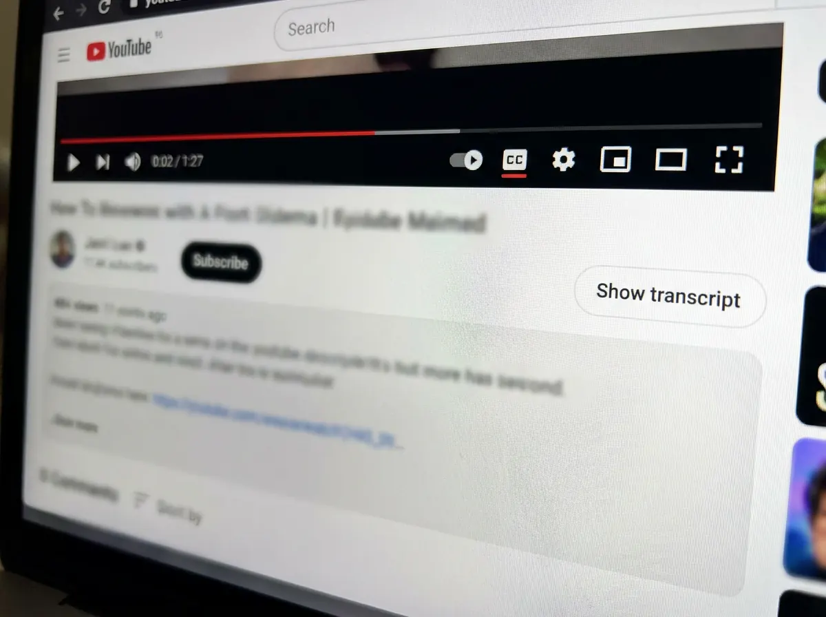 How to Get a YouTube Transcript Without Captions